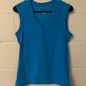 Blue Nike top